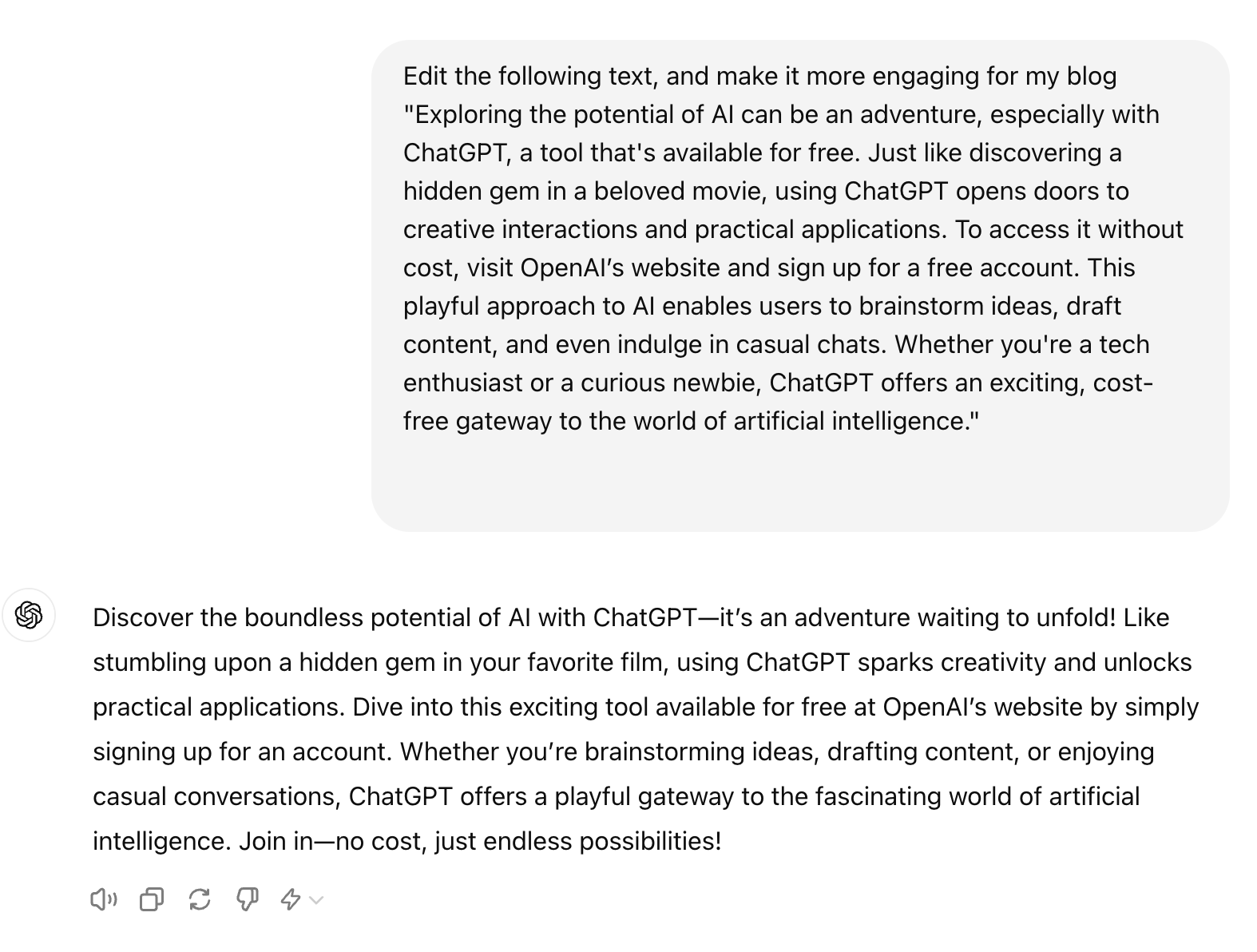 Use ChatGPT for Editing Your Work
